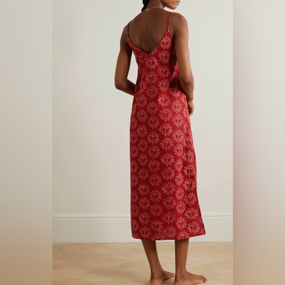 NWT DESMOND & DEMPSY PRINT COTTON VOILE DAY/NIGHT DRESS XS - Picture 2 of 6